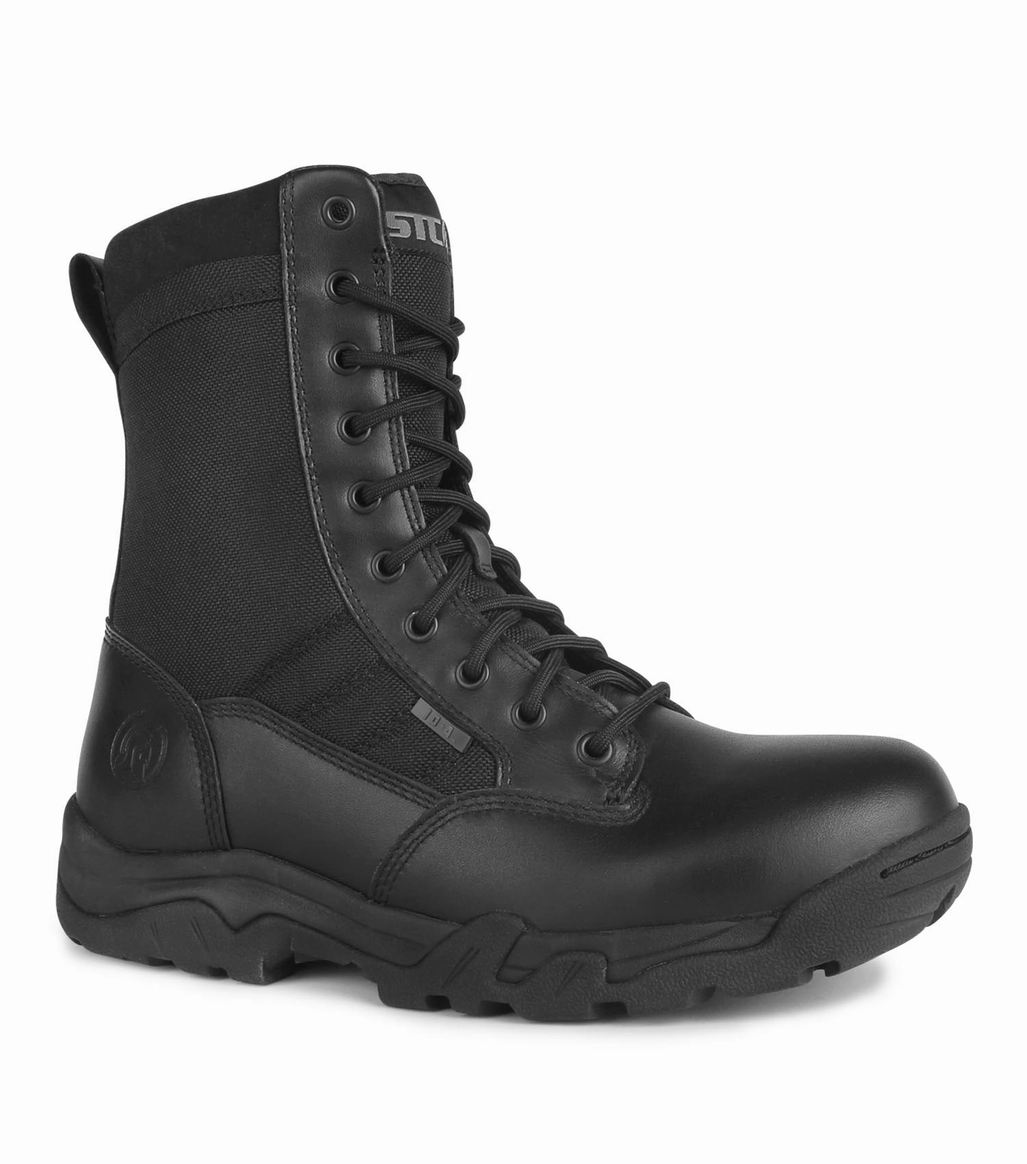 10-4, Black | 8" Lightweight Tactical Leather & Ballistic Nylon Boots Dance