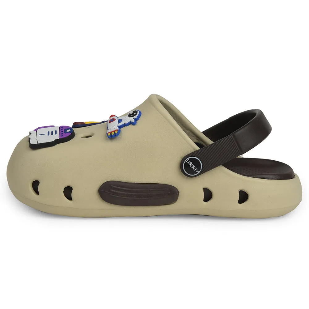 heel - support - system shoe maintenance A-HA Beige Casual Clogs For Kids CUTIER By Liberty