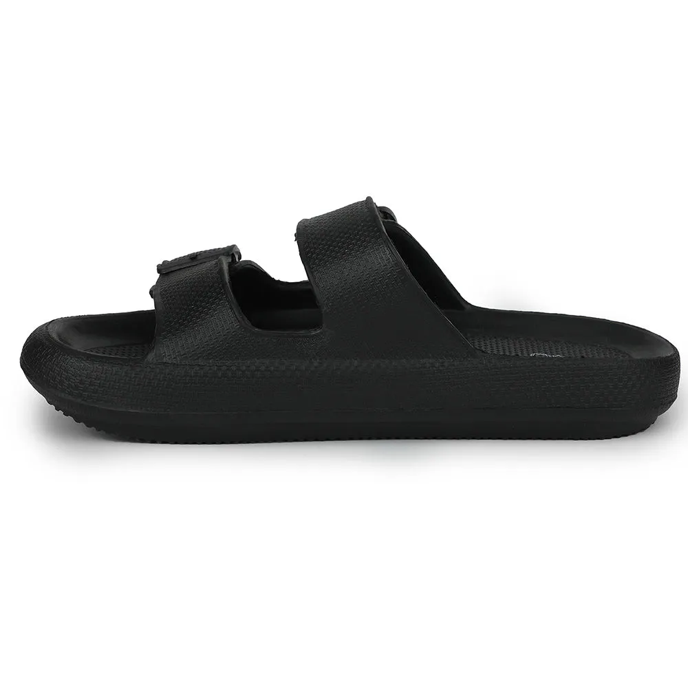 A-HA Black Casual Sandal For Men GMF-07E By Liberty Ultra Responsive Midsole