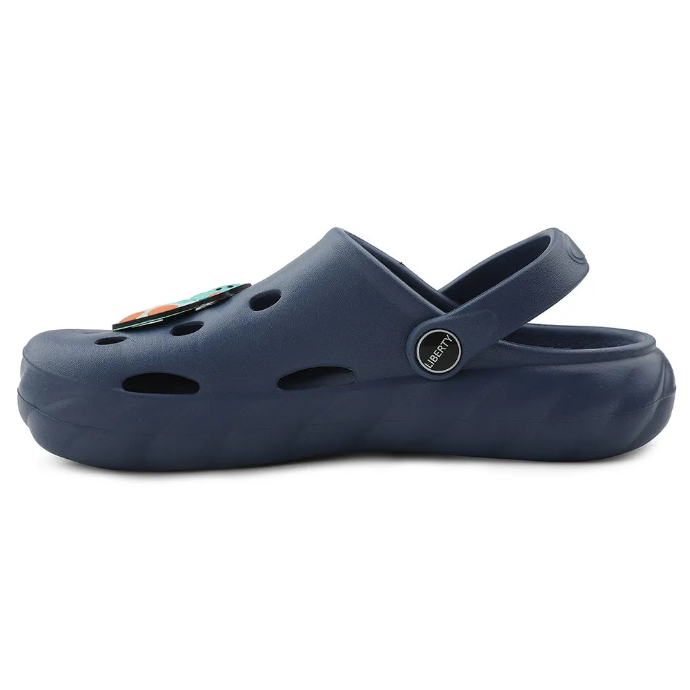 A-HA Blue Casual Clogs For Kids BEACHWALKK By Liberty supination - control Anti Blister Technology