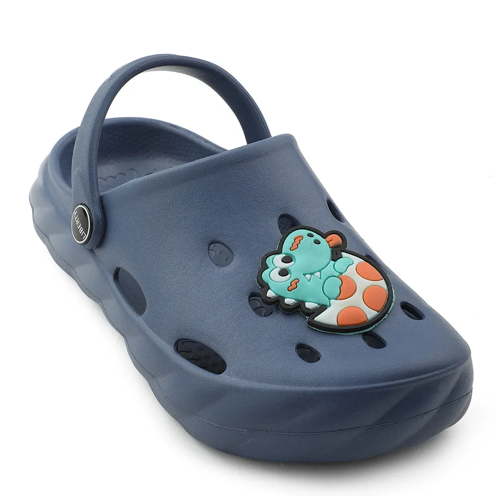 A-HA Blue Casual Clogs For Kids BEACHWALKK By Liberty Shock   Absorbing narrow - fit running option
