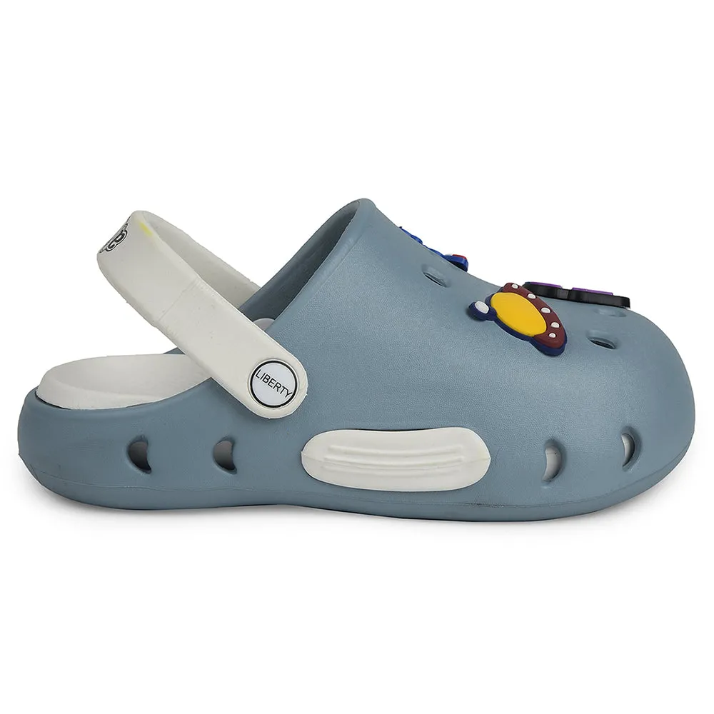 A-HA Blue Casual Clogs For Kids CUTIER By Liberty running in a glass bridge area shoes Auxetic Structure