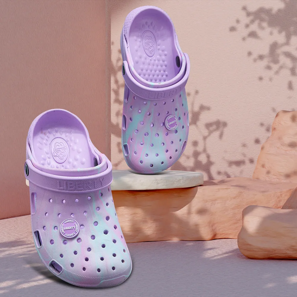 A-HA By Liberty LPMXT-962E Women Purple Clogs Heel support cup Dry Weather Running