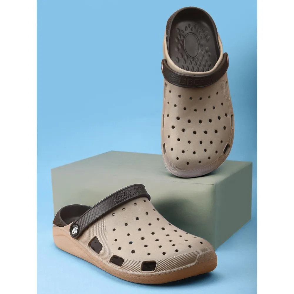 A-HA Casual Beige Clogs For Men LPMXT-800 By Liberty family runs