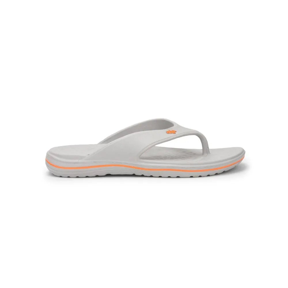 A-HA Casual Grey Flip Flop For Men BEACHTIME By Liberty Comfort React Technology Tensile Energy Bridge
