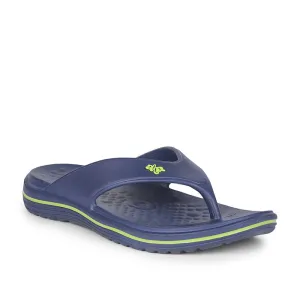 Torque Control System Blown Rubber Treads A-HA Casual Navy Blue Flip Flop For Men BEACHTIME By Liberty