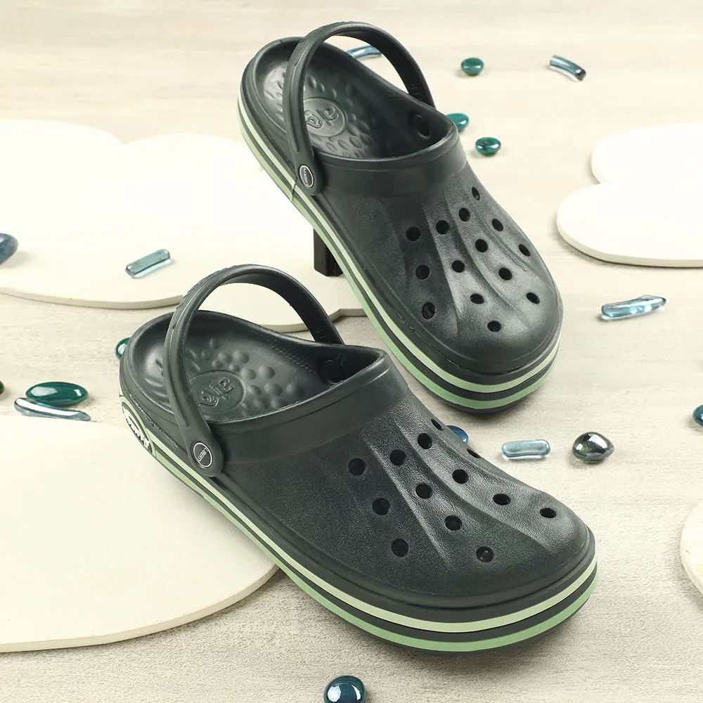 A-HA Green Casual Slingback Clogs For Men LITEWALKNR By Liberty triathlete shoes