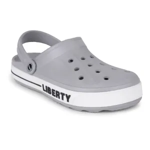 colorful shock - absorbing midsole shoes A-HA Light Grey Casual Slip-on Clogs For Men LITEWALK By Liberty