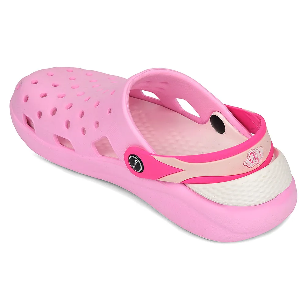 Cushioned Insole Shoes Comfort Shock A-HA Light Pink Casual Sling Back Clogs For Women XT-801-1 By Liberty