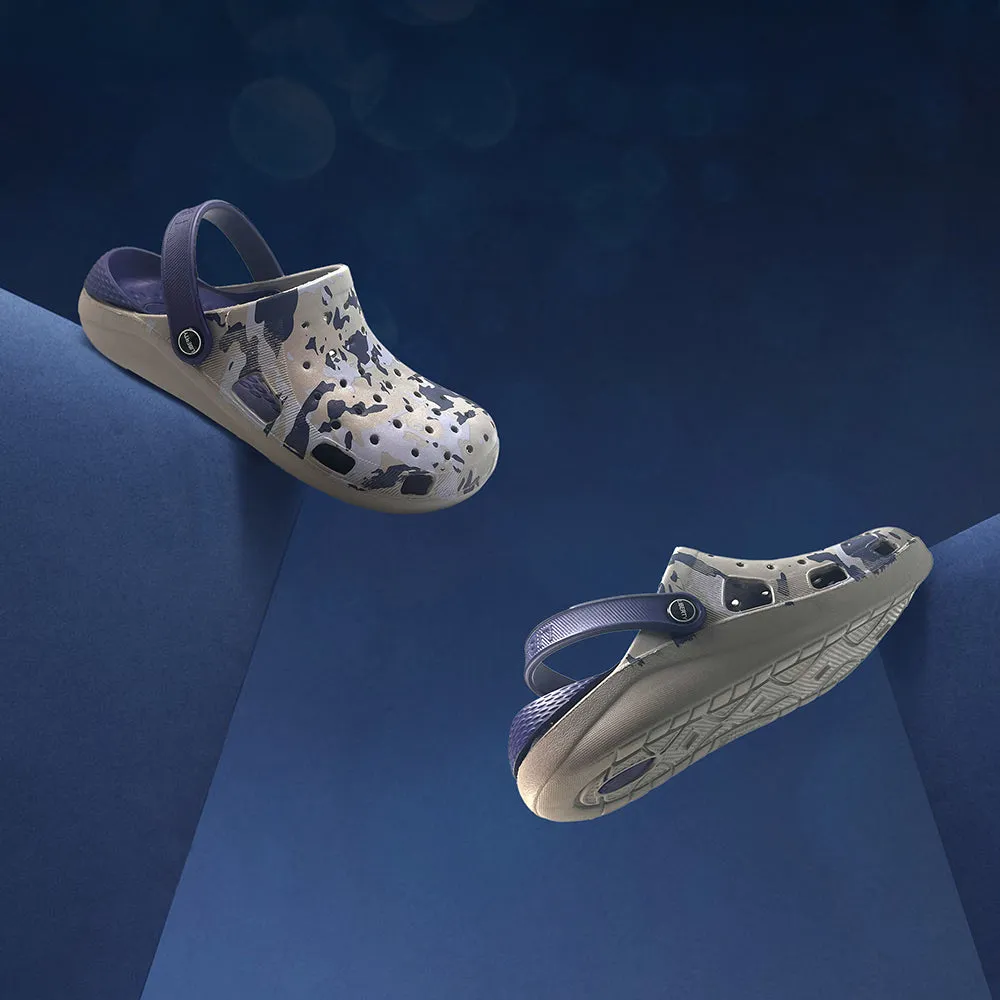 A-HA Navy Blue Casual Slingback Clogs For Men LPMXT-811 By Liberty Enhanced Energy Recovery