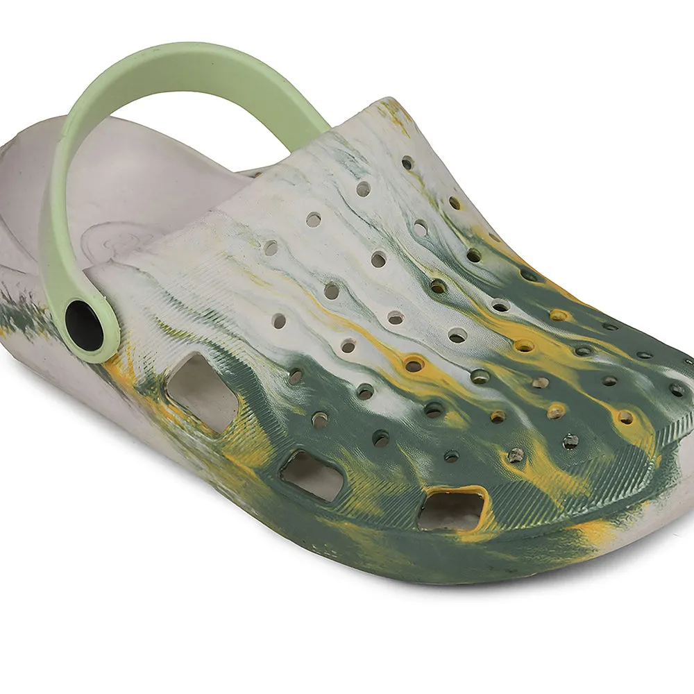 evening - run A-HA Off White Slingback Clogs For Men LPMXT-961E By Liberty