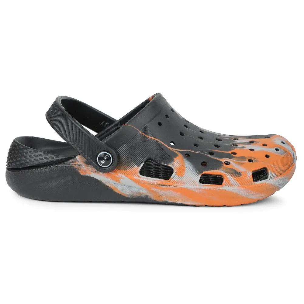 Temperature Regulating Material A-HA Orange Slingback Clogs For Men LPMXT-961E By Liberty