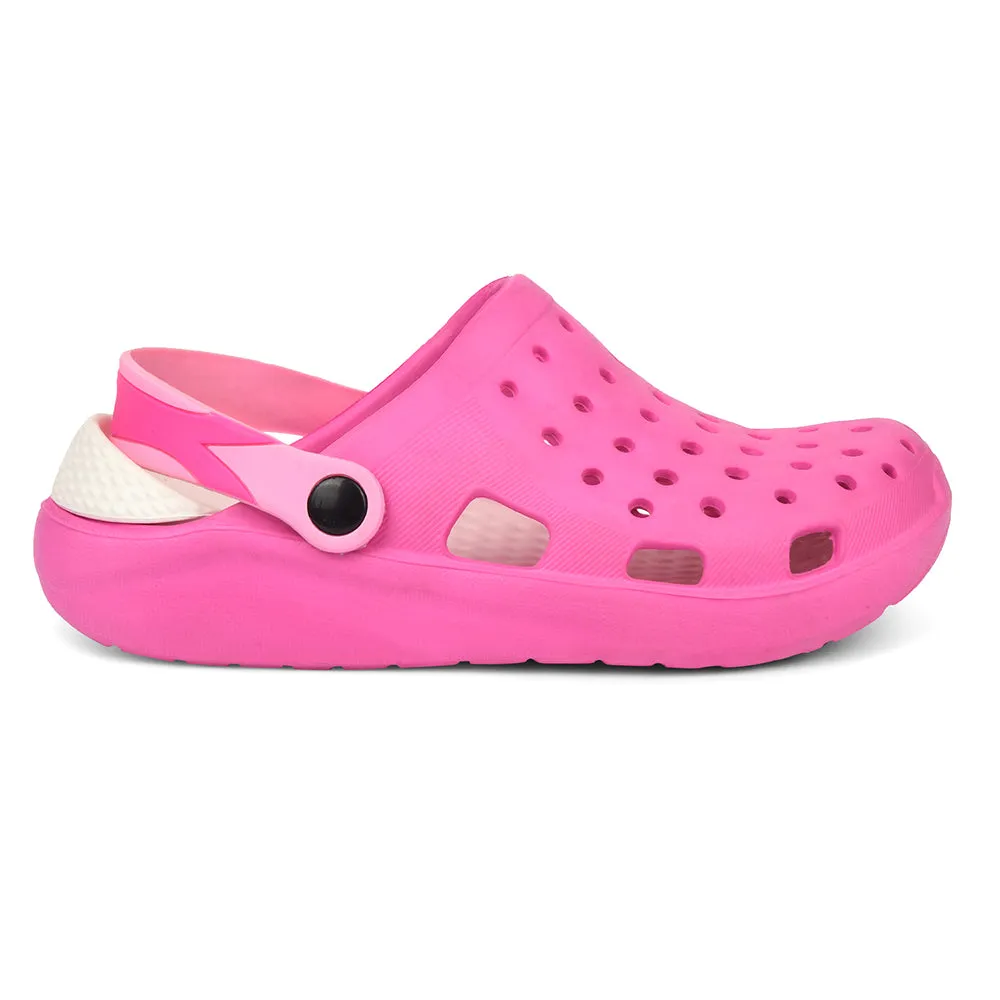 A-HA Pink Casual Sling Back Clogs For Women XT-801-1 By Liberty sports socks Comfort - fit