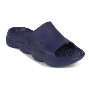 running in the humidity shoes Multi Directional Lugs A-HA Royal Blue Casual Slipper For Men SOFTWALK By Liberty