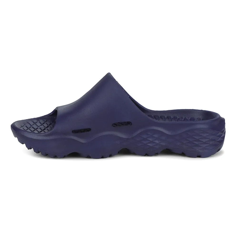 A-HA Royal Blue Casual Slipper For Men SOFTWALK By Liberty technology - brand shoes running in a metal bridge area shoes