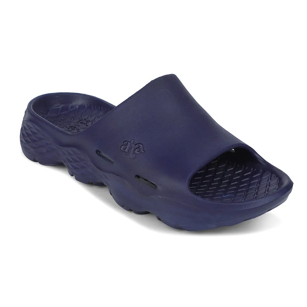 running in the humidity shoes Multi Directional Lugs A-HA Royal Blue Casual Slipper For Men SOFTWALK By Liberty