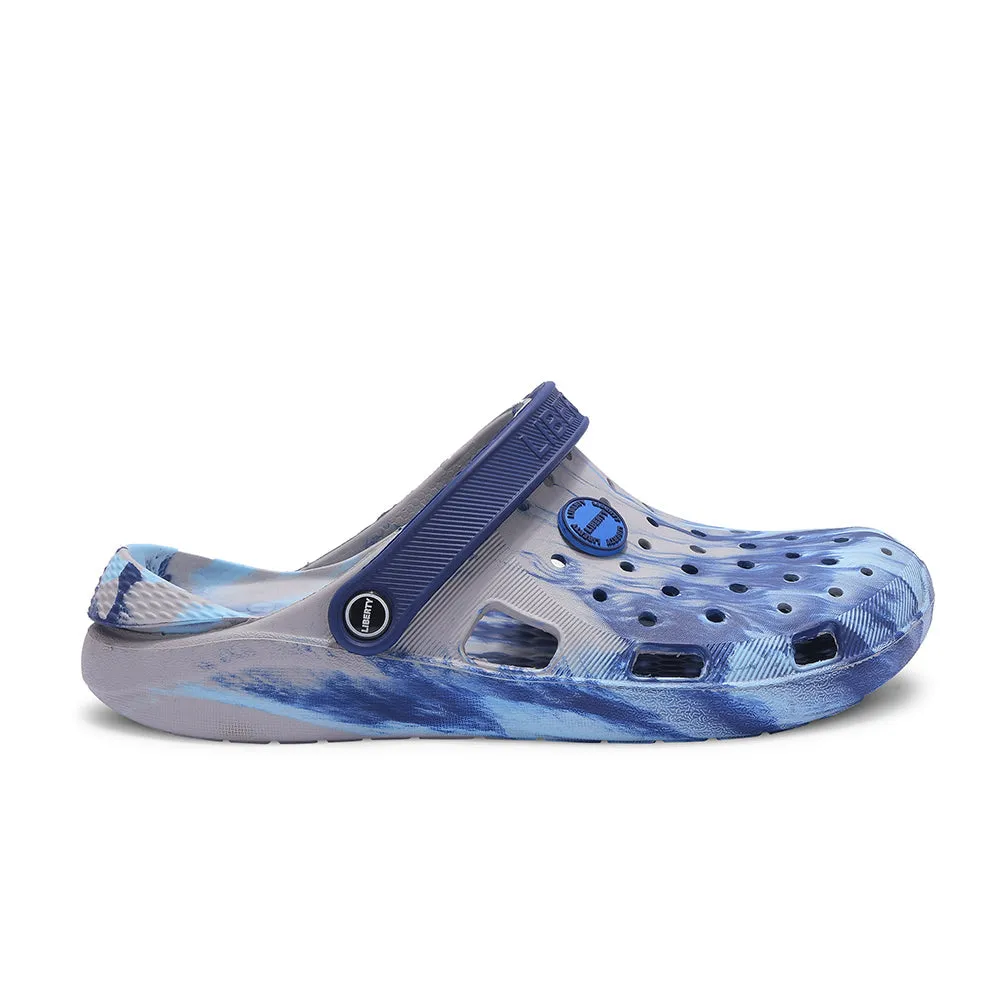 Arch Support Construction A-HA Royal Blue Slingback Clogs For Men LPMXT-961E By Liberty