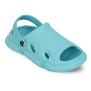 leisure - time shoes anti - slip - design shoes A-HA Sea Green Casual Clogs For Kids BEACHFIT01 By Liberty