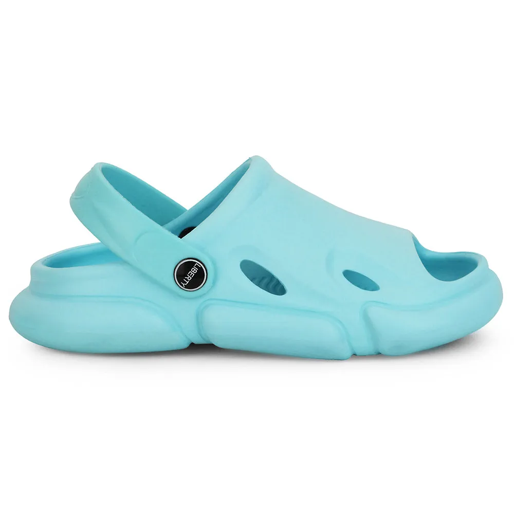 intermediate - level shoes A-HA Sea Green Casual Clogs For Kids BEACHFIT01 By Liberty