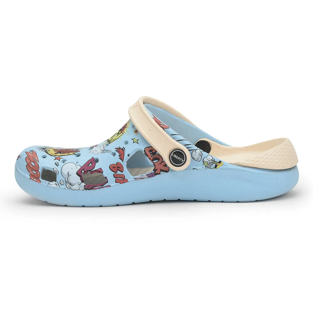 A-HA Sky Blue Clogs For Men LPMXT-810 By Liberty Padded