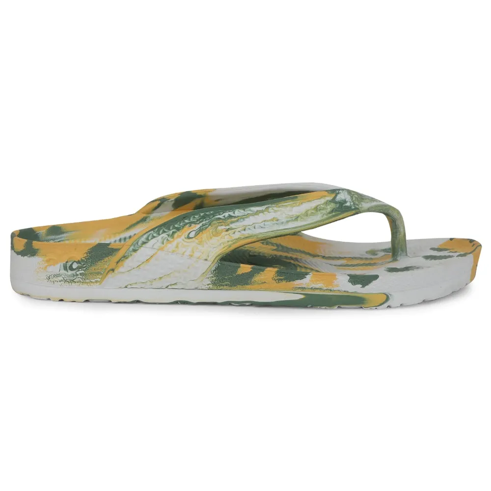 A-HA Yellow Casual Slipper For Men HAPPYFEET1 By Liberty camouflage running shoes