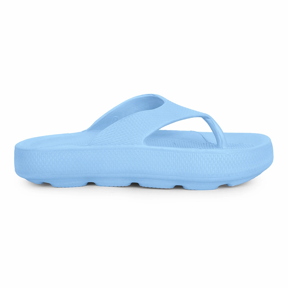 A-HA Blue Casual Slipper For Women COMFYPRO By Liberty Comfortable Padding
