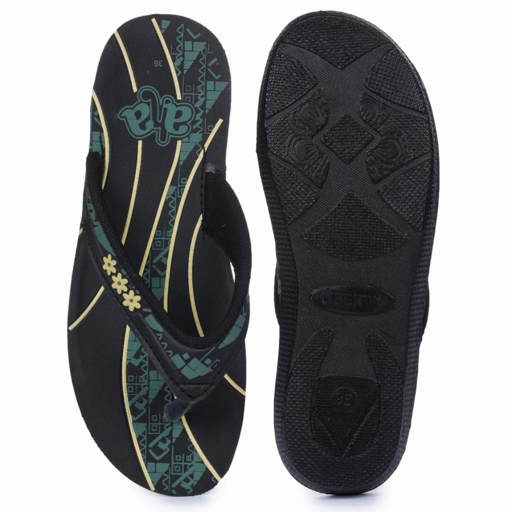 rainy day running A-HA By Liberty BERLIN Women Casual Black Slippers