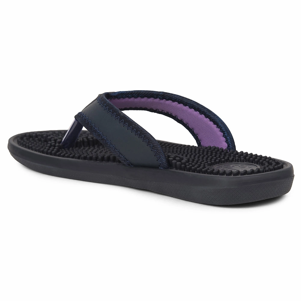 A-HA Navy Blue Casual Slipper For Women ACUPLUS-2 By Liberty Reinforced Soles