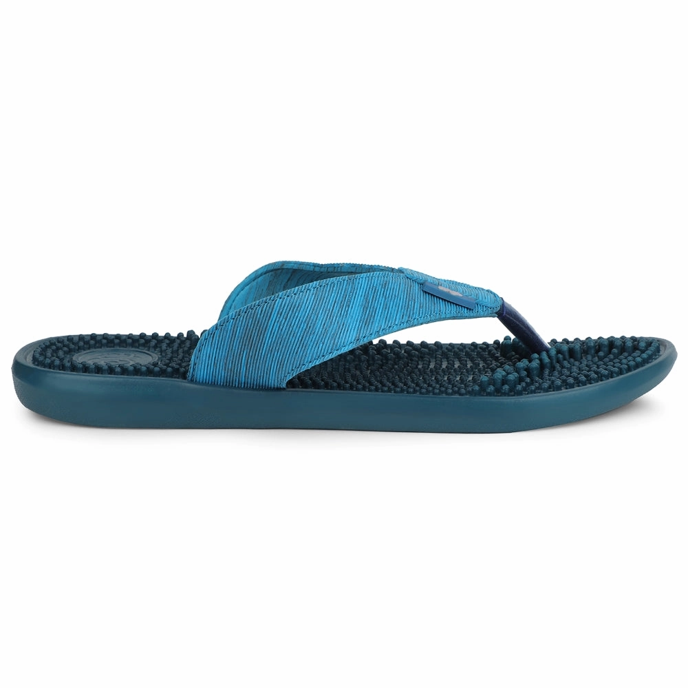 Multi Surface Traction Motion Containment A-HA Teal Blue Casual Slipper For Men ACUPLUS-3M By Liberty