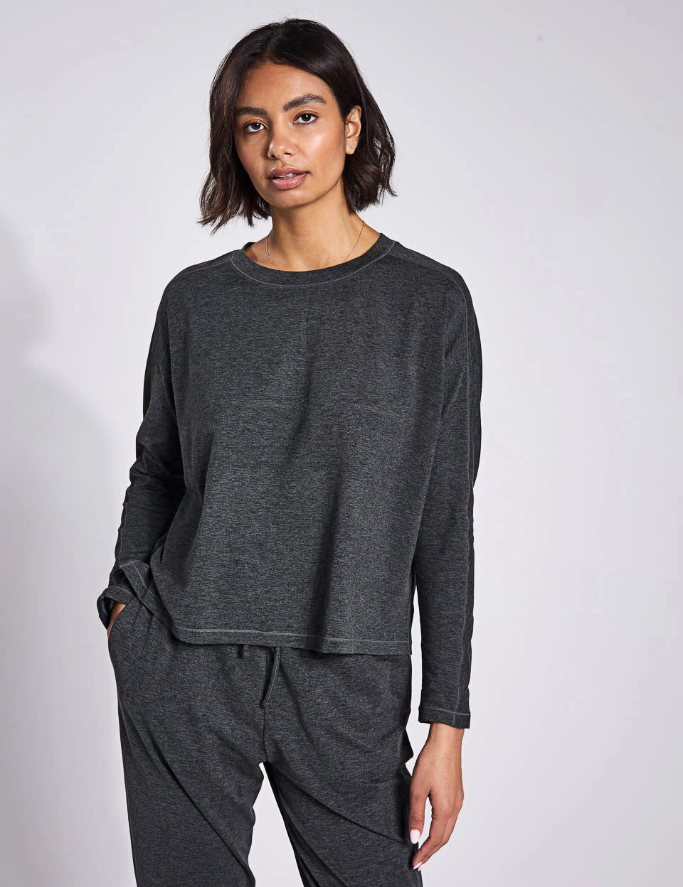 Specialty Store ReSet Long Sleeve Tee - Moon Heather