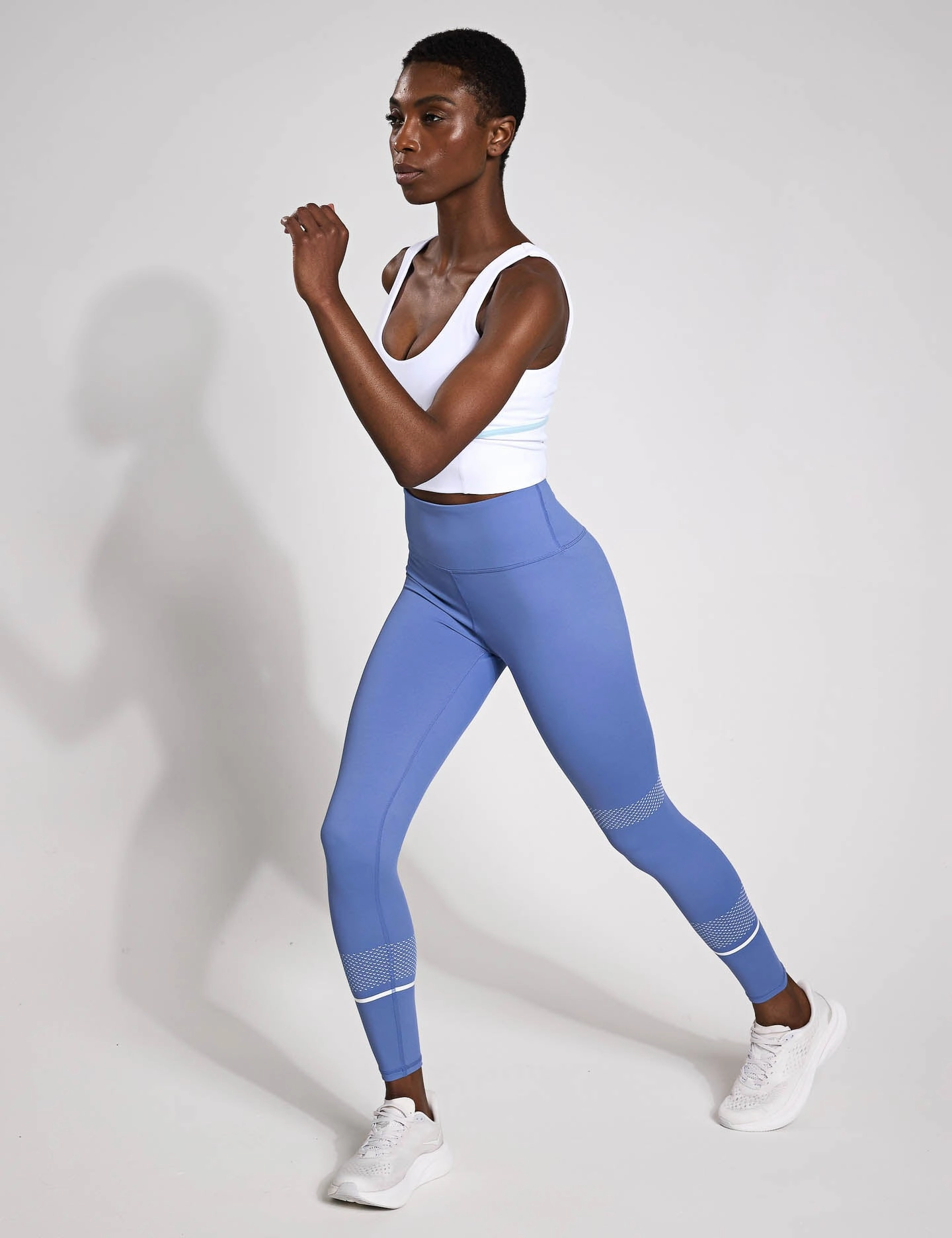 Trend Seeker Eco Friendly Fresh Look Activate Full Length Legging - Dusty Blue