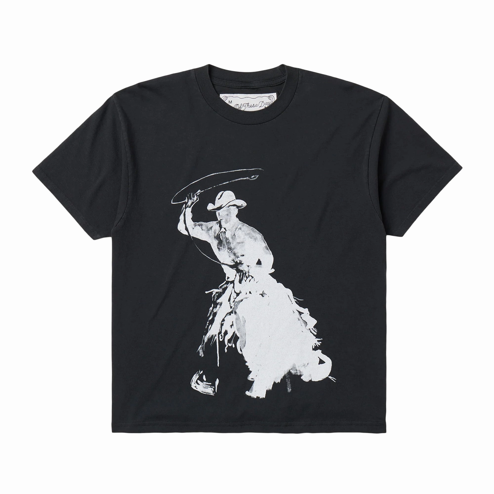 Trendy Look One Of These Days 'Burns So Much Brighter' Short Sleeve T-Shirt 'Washed Black'