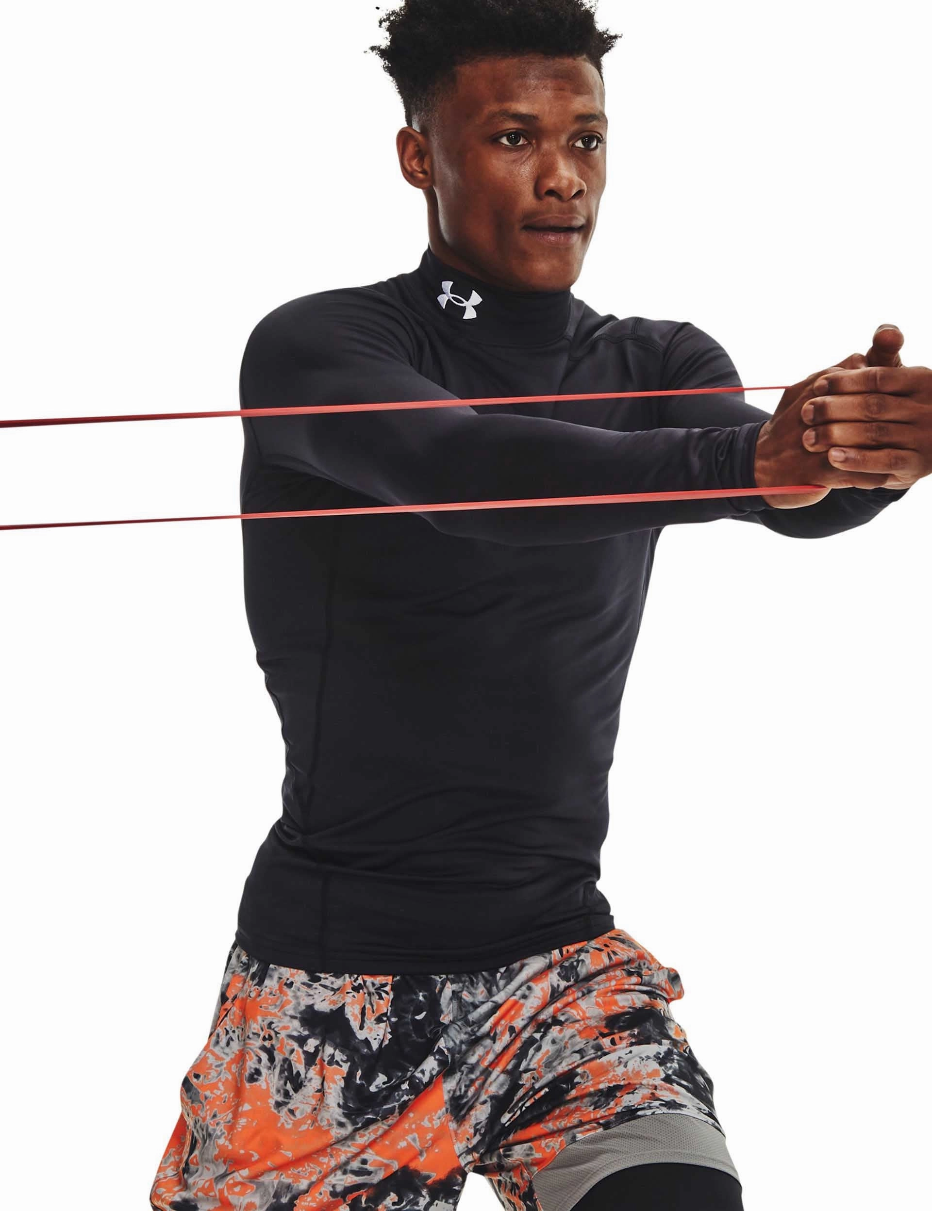 Harbor Style Tribal Soul ColdGear Armour Comp Mock - Black/White