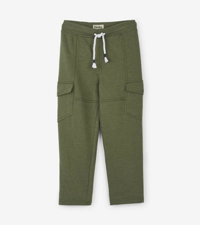 Hatley Cargo Jogger - Moss Melange Satin