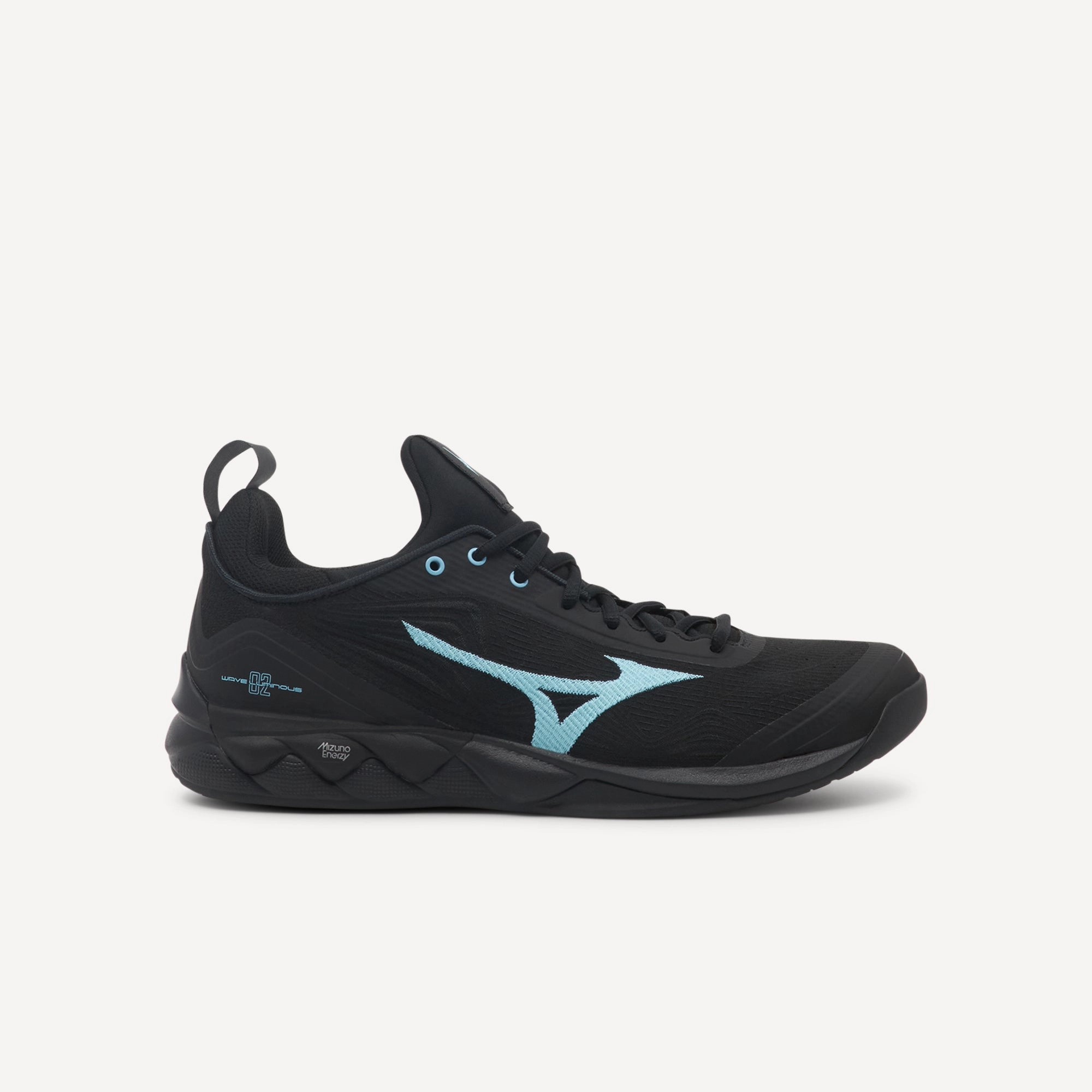 Comfortable Energy Return Mizuno Wave Luminous 2 NB Black / Ebony / Blue Tropez Womens