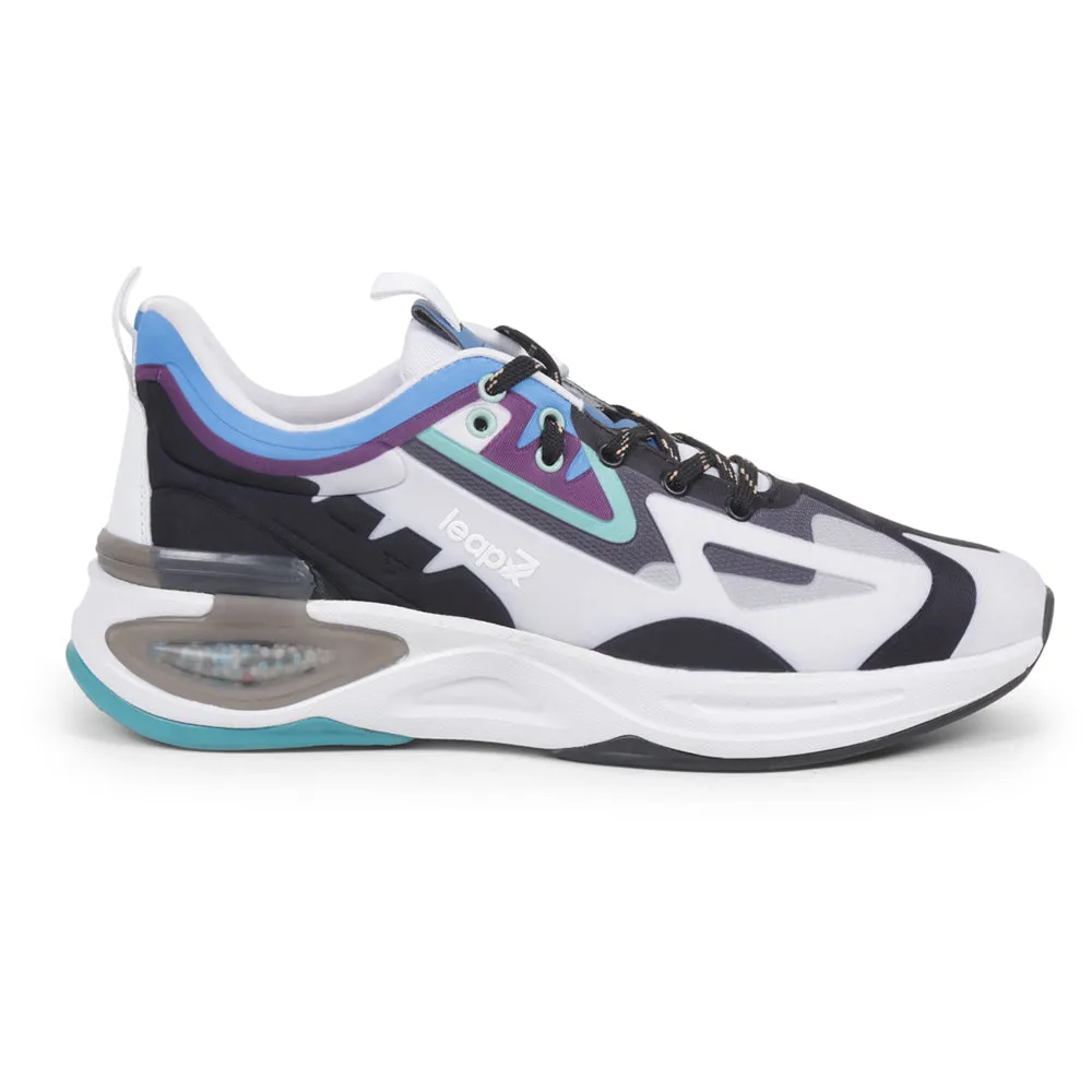 running in a national park shoes Leap7x White Sports Lacing Running Shoes For Men HANOVER-1 By Liberty