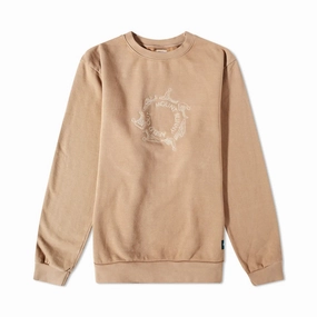Afield Out Heal Crewneck 'Sand' Modern and Soft Organic Cotton Blend
