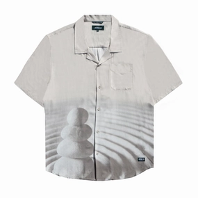 WrinkleResistant Fabric Afield Out Zen Button Up 'Bone'