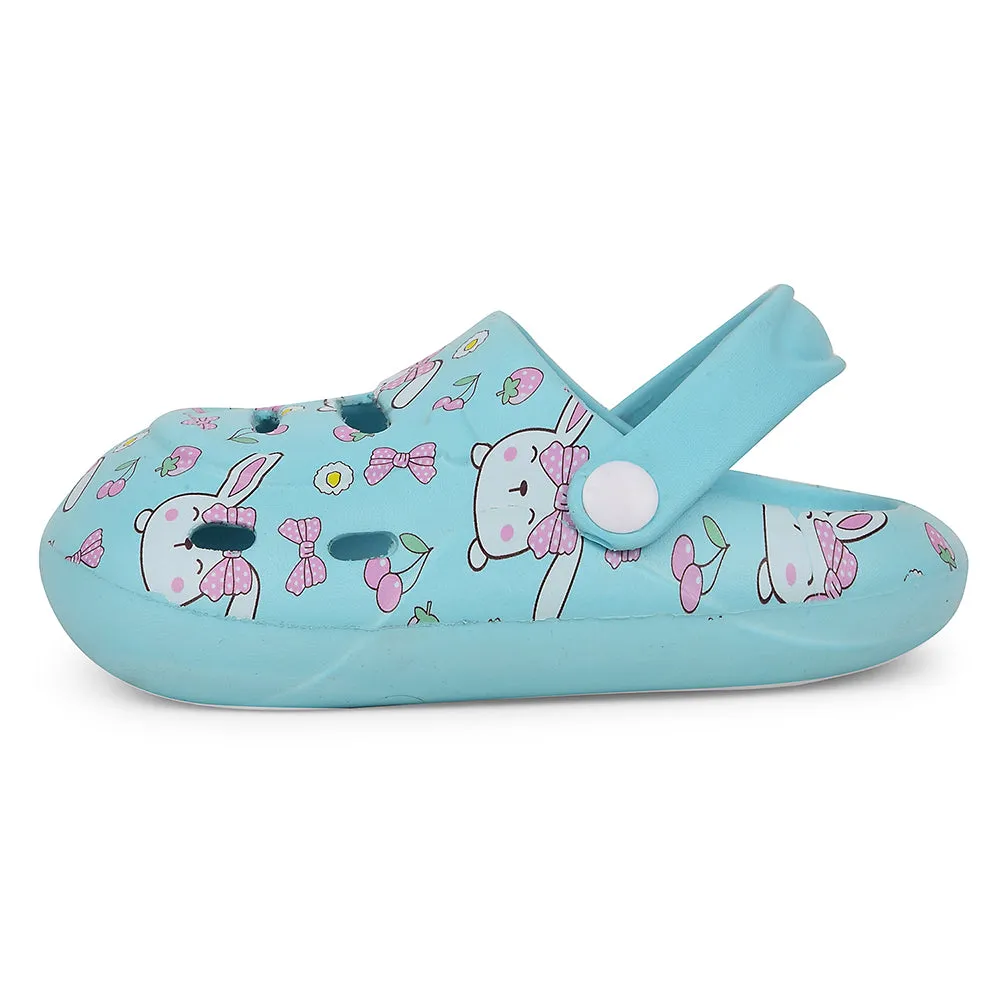 Lucy & Luke Blue Casual Clogs For Kids SANDWALK By Liberty Enhanced Stability Control