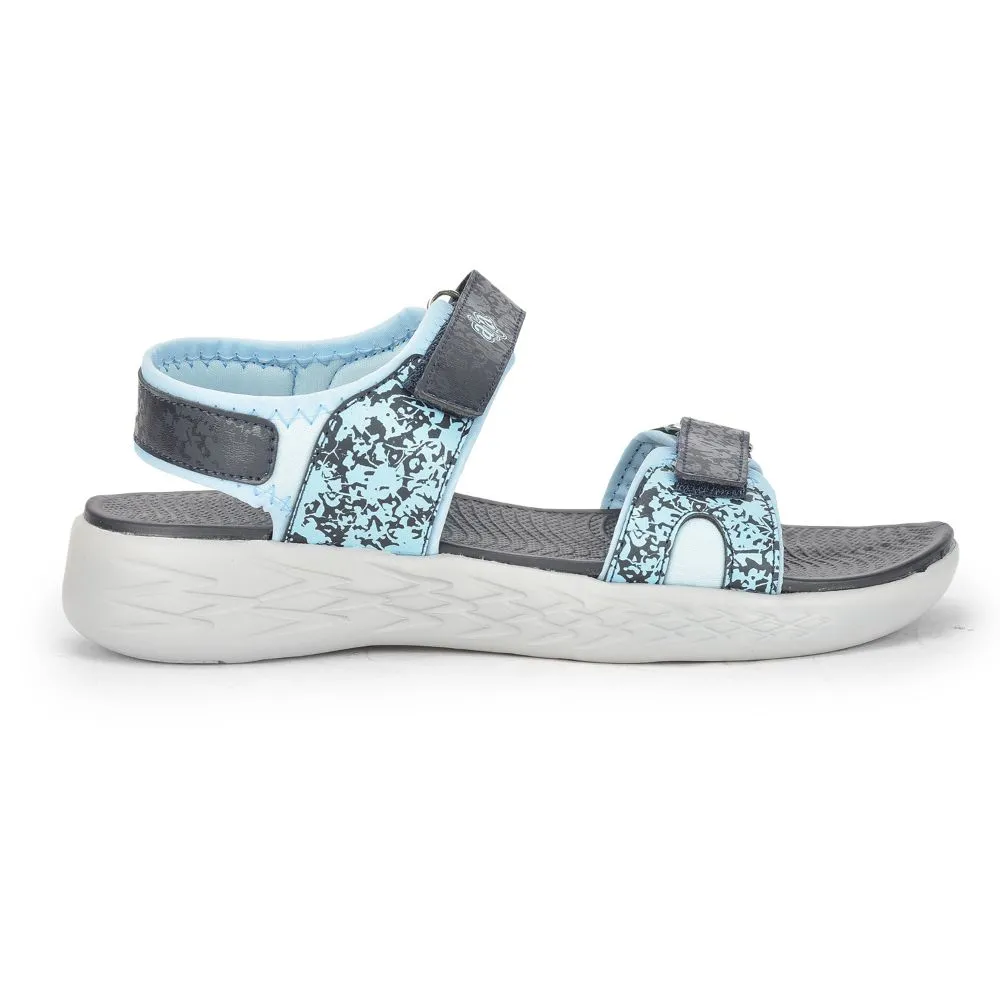 Aha Blue Casual Sandals For Women TIARA-03 By Liberty Comfortable Forefoot