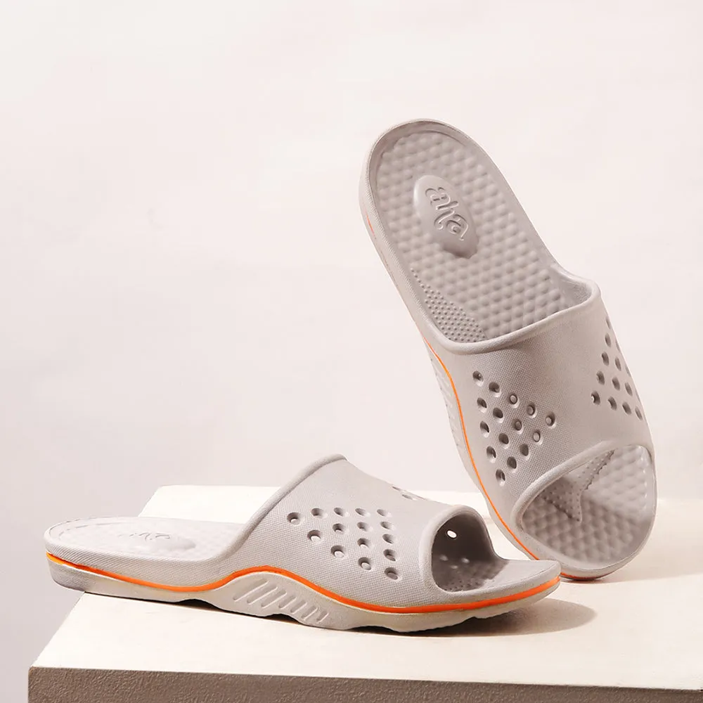 AHA (Grey) Slides For Men RAMP By Liberty racing - flats waterproof shoe characteristic