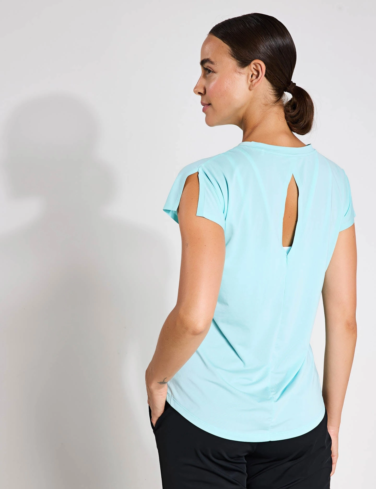 Aina T-Shirt - Blue Soft BondedShoulderTaping