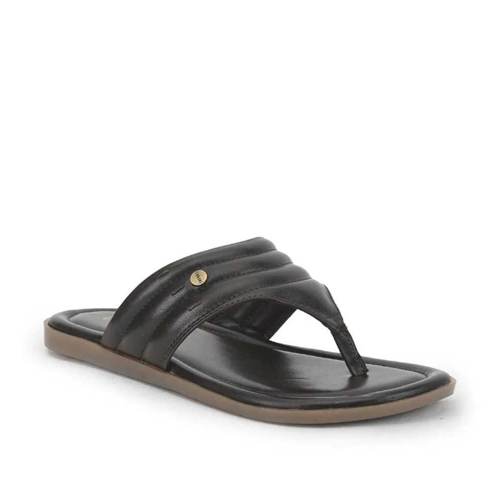 Coolers By Liberty Formal Slippers For Men Brown CAROL-51D half - size pre - run