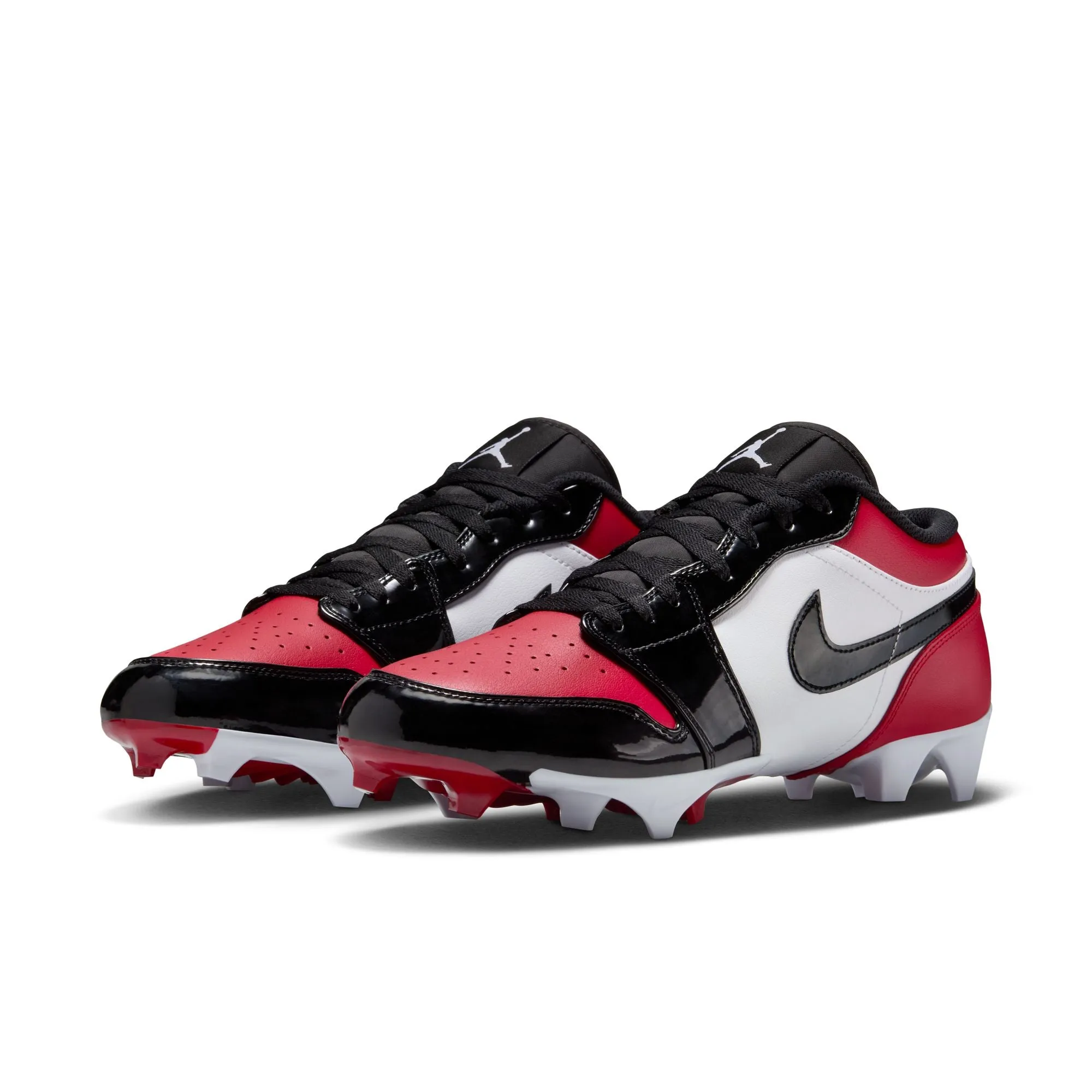 Air  Jordan 1 Low Cleat TD 'Black Toe' outdoor - friendly running shoes