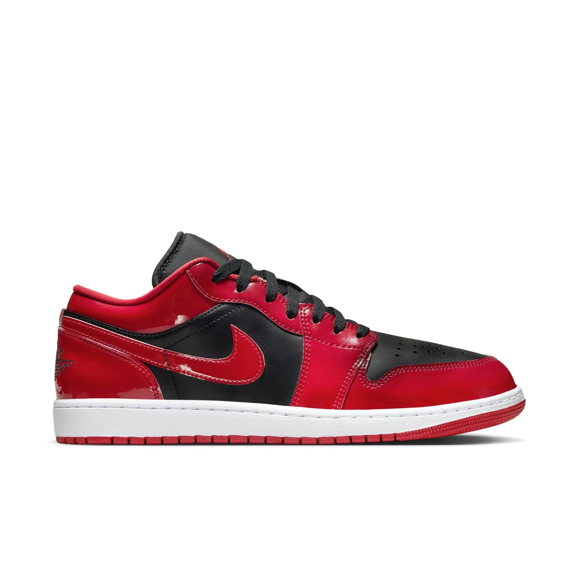 Air Jordan 1 Low SE 'Black/Varsity Red' arch - support sole shoes Flex Grooves Technology