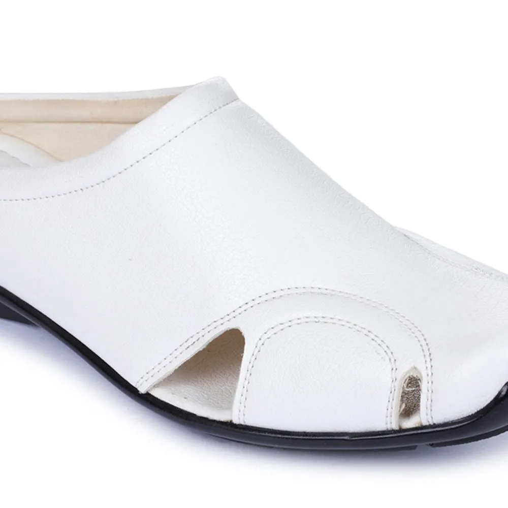 personal - growth Fortune Black Casual Slip-on Mules For Men J-153 By Liberty