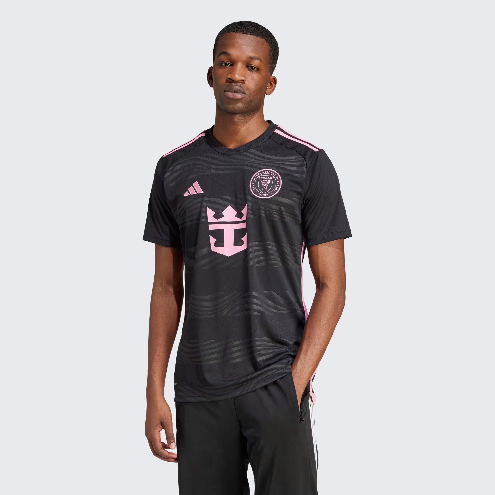 Cozy Knit Adidas Inter Miami CF Messi Away Jersey 'Black'