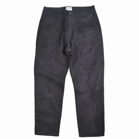 TemperatureControlTechnology Korean Fresh Indvlst Lab Kintaro Print Carpenter Pant ??Black'