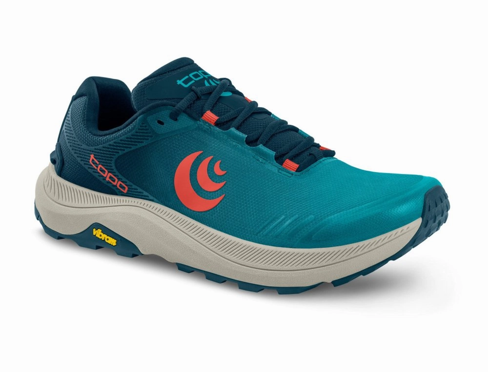 Topo Athletic Men's MT-5 - Blue/Red Dynamic piece