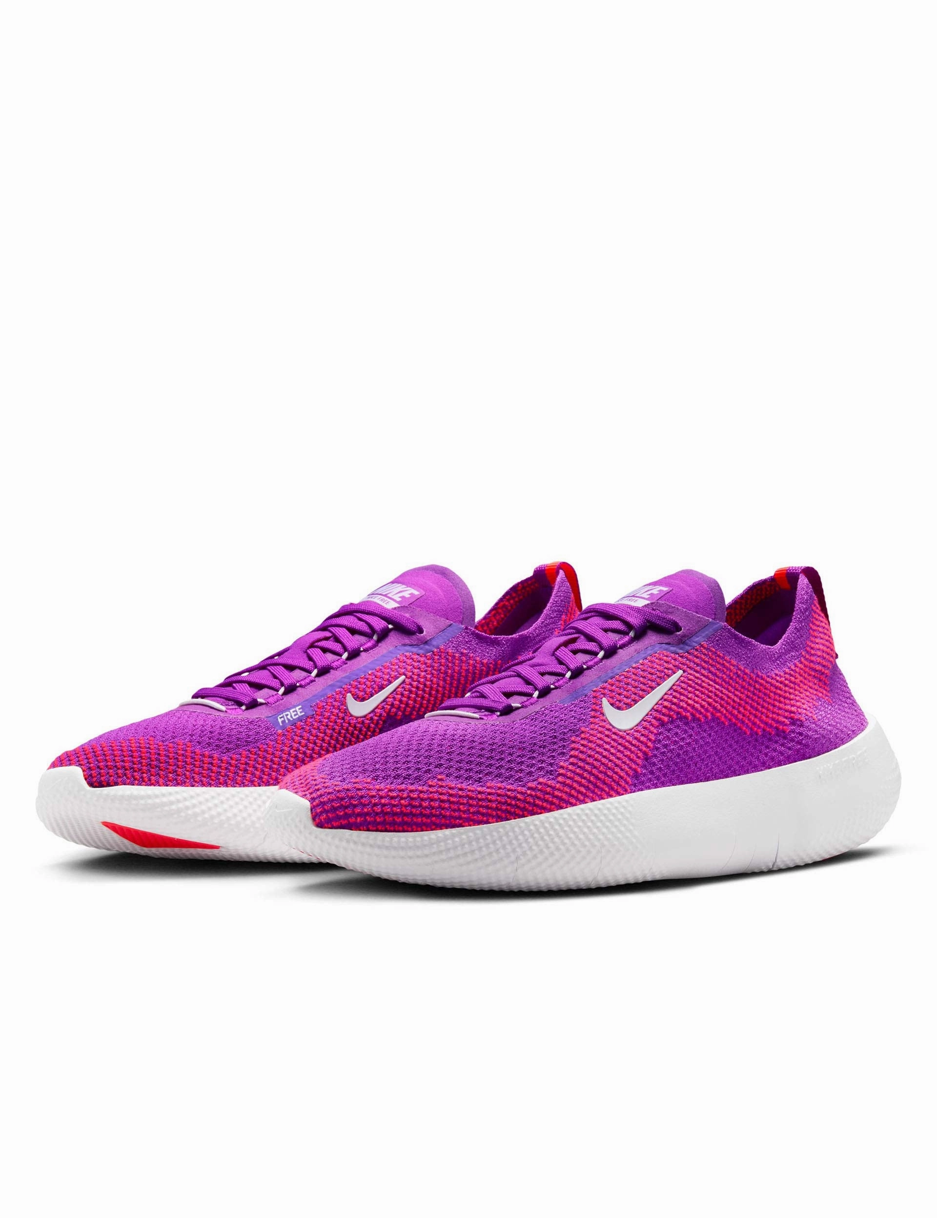Minimalist Style elevated - heel - feature shoes Free 2025 Shoes - Vivid Purple/White/Bright Crimson
